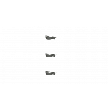 УКМС Комплект кронштейнов д/крепления мачты на стену без выноса (3 яруса) 
