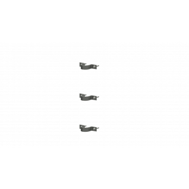 УКМС Комплект кронштейнов д/крепления мачты на стену без выноса (3 яруса) 